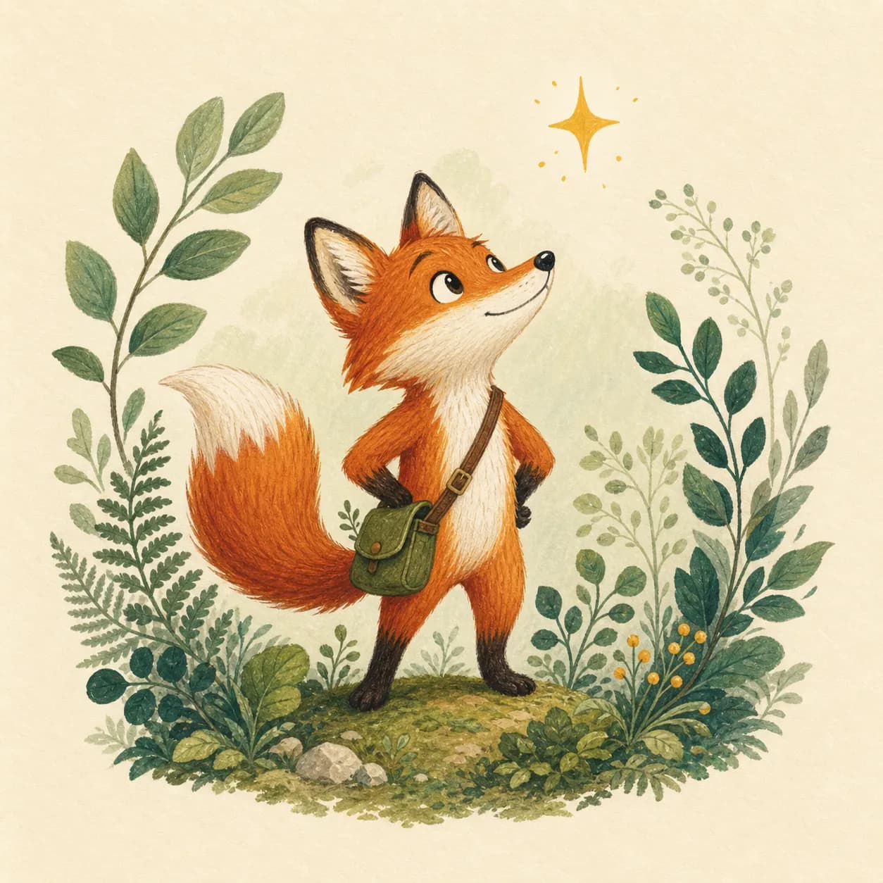 Fox character illustration